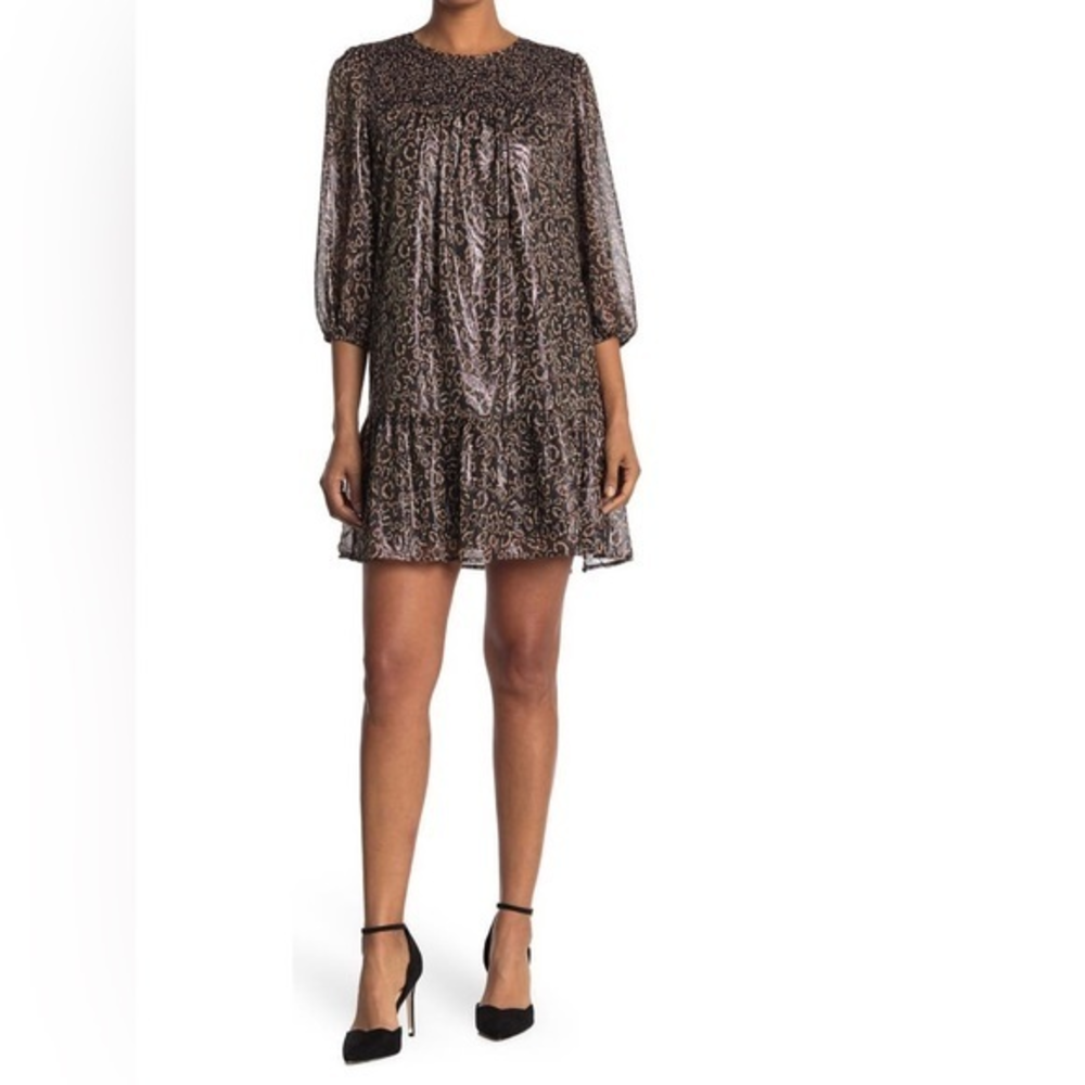 Collective Concepts Long Sleeve Empire Cut Dress‎